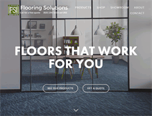 Tablet Screenshot of flooring-solutions.com